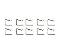 Lot de 10 clips de tuyau de rechange pour systèmes d'injecteur Ford OEM 1982A4 7701477442 4S7Q9F524AB compatibles avec Sport, Qashqai, Seat Alhambra
