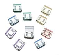 Lot de 10 clips de verrouillage de fenêtre pour fenêtres coulissantes PC et design en métal pour une sécurité améliorée et un contrôle de la ventilation (couleur aléatoire)