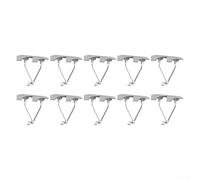 Lot de 10 clips de vidange d'eau pour panneau solaire avec design à double nervure pour une connexion sans couture et un drainage rapide sur les installations de module PV (40 mm)
