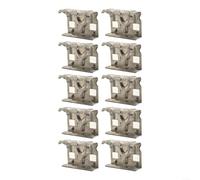 Lot de 10 clips de vidange d'eau pour panneau solaire, construction en alliage d'aluminium offrant une fixation et une élimination efficace de l'eau stagnante sur les modules PV (30 mm)