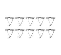 Lot de 10 clips de vidange d'eau pour panneaux solaires pour modules PV, nettoyage en alliage d'aluminium avec design anti-encrassement, 30 mm/33 mm/35 mm/40 mm pour l'élimination des boues et un