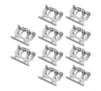 Lot de 10 clips de vidange pour module solaire, 4e génération en aluminium 30 mm, guide de nettoyage photovoltaïque de l'eau pour un retrait automatique de la poussière