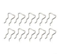 Lot de 10 clips d'injecteur en acier inoxydable pour conduite de carburant diesel Bosch