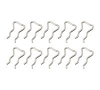 Lot de 10 clips d'injecteur en acier inoxydable pour systèmes de rampe commune Bosch Diesel - Pièces de rechange