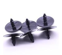 Lot de 10 clips d'isolation de capot en nylon noir W705002-S300 W705002S300 pour Ford Bronco Escape Expedition Explorer Lincoln Aviator Continental MKS MKT Mark LT Navigator pour Mercury Mariner Sable
