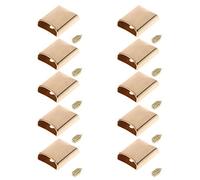 Lot de 10 clips en métal avec fermeture éclair pour tête en T, un