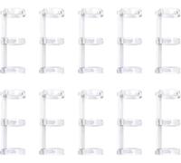 Lot de 10 clips for classeur à anneaux, classeur à 3 anneaux for feuilles mobiles, classeur à anneaux for carnet de notes, agenda, album photo