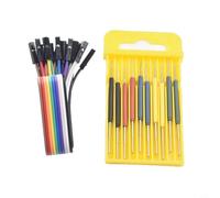 Lot de 10 clips IC pour SOP SOIC TSOP MSOP SSOP - Pas de soudure nécessaire, diamètre de clip de 0,13 mm, clips isolés non conducteurs