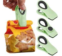 Lot de 10 clips magnétiques pour sachets alimentaires, pinces à frites, pinces à sachets pour le stockage des aliments avec fermeture hermétique pour sacs à pain, sacs à goûter et sacs alimentaires
