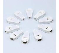 Lot de 10 clips multi-usages pour électrodes ECG/EKG 3.0/4.0/Snap/Saisir/Languette
