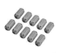 Lot de 10 clips suppresseur de bruit en ferrite de 5 mm pour câble RFI filtrage adapté pour ordinateurs, disques durs, équipements audio, télécopieurs et plus (5 mm)
