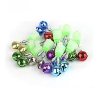 Lot de 10 cloches d'alarme de pêche pour canne à pêche avec anneau sonore portable et fort pour réponse immédiate aux morsures de poisson (C)