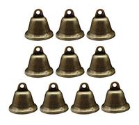 Lot de 10 cloches rétro en forme de trompette de Noël à suspendre pour chien Éléphant Camel