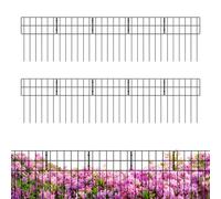 Lot de 10 clôtures de jardin décoratives - Clôture de protection pour animaux - Résistant aux intempéries - Pour chiens et animaux domestiques - En plein air, jardin, pelouse et zone des animaux