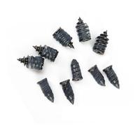 Lot de 10 clous de réparation de pneus en caoutchouc pour pneus sans chambre à air, 5,3 x 11,7 cm et 6,8 x 12,7 cm, outils de réparation compatibles avec pneus de voiture, moto, camion, bus et pneus