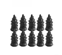 Lot de 10 clous de réparation de pneus en caoutchouc pour pneus sans chambre à air, outils sous vide de voiture avec bouchons en caoutchouc de 5,3 x 11,7 cm et 6,8 x 12,7 cm, compatible avec