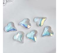 Lot de 10 clous d'oreilles de luxe pour ongles - Pierres précieuses - Artisanat de luxe - Diamants et cristaux