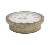 Lot de 10 coffres-forts muraux doré/blanc avec compartiment pour bijoux, espèces et objets de valeur, décoration de sécurité ou maison pour horloge de bureau (doré)