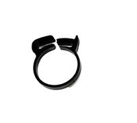 Lot de 10 colliers de serrage 3,8 ~ 59 mm Ligne en plastique Tuyau d'eau Clip solide Crampes à ressort de carburant Raccord de tube d'air Outil fixe (taille : 37,5-39,5 mm (noir))