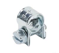 Lot de 10 colliers de serrage en acier au carbone galvanisé, 9 mm de large, pour conduites de carburant refroidisseur diesel, collier de serrage robuste avec vis cruciforme (16 mm-18 mm)