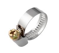 Lot de 10 colliers de serrage en acier avec clip en métal pour raccords de tuyauterie sûrs et étanches pour projets de tuyauterie