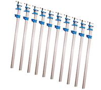 Lot de 10 colliers de serrage en aluminium 900 mm