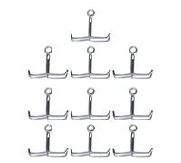 Lot de 10 colliers de serrage en métal réglables à ressort pour tuyau d'eau anti-fuite pour expériences physiques et prévention des fuites