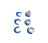 Lot de 10 colliers de serrage for tube Bowden blanc for imprimante 3D, bleu, 6 mm, for collier de serrage for sabot Arbre réglable