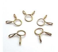 Lot de 10 colliers de serrage plaqués for tuyaux d'air, 5-31 mm, réglables, for tuyaux d'eau, clips fixes, pinces à ressort, kit d'assortiment de matériel(M11)