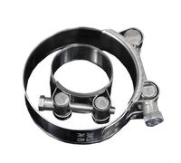 Lot de 10 colliers de serrage réglables en acier inoxydable pour diverses utilisations automobiles, 52-55 mm