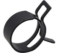 Lot de 10 colliers de serrage réglables for conduites de carburant, tuyaux d'eau et tubes de gaz - Clips à ressort de 4 à 25 mm avec bords lisses(23mm)