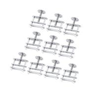 Lot de 10 colliers de serrage réglables pour tuyau d'eau - Anti-fuite - Pour les cours de physique, de laboratoire