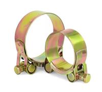 Lot de 10 colliers de serrage robustes de style européen, galvanisés, épais et robustes (17-252 mm)(56-59mm)
