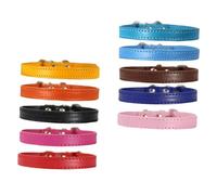 Lot de 10 colliers en tissu durable pour chats et chiens Design tendance avec coutures fines pour un usage quotidien confortable