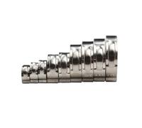Lot de 10 colliers serrage à oreille unique en acier inoxydable 304, 5,3 31 mm(Dia.214-226mm)