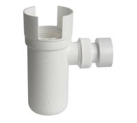 Lot de 10 Comap Siphon de groupe de sécurité avec déflecteur 26x34, 32 mm, blanc (887718-GVP10)