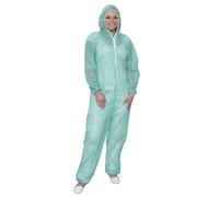 Lot de 10 combinaisons de peintre jetables Vert Taille XL