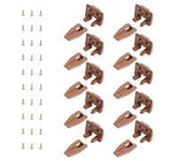 Lot de 10 composants pratiques pour tiroirs qui améliorent vos meubles, accessoires de maison, utilisation quotidienne décontractée pour les raccords coulissants ménagers