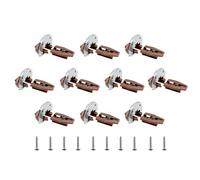 Lot de 10 composants pratiques pour tiroirs qui améliorent vos meubles, accessoires de maison, utilisation quotidienne décontractée pour les raccords coulissants ménagers