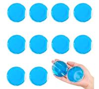 Lot de 10 compresses froides et chaudes, réutilisables en gel pour les yeux, pour les dents de sagesse, soulager la douleur, les maux de dents, la fièvre, 7 cm