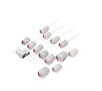 Lot de 10 condensateurs DIP à semi-conducteurs, 6,3 V, 10 V, 16 V, 25 V, 35 V, 50 V, 100 µF, 220 µF, 330 µF, 470 µF, 560 µF, 680 µF, 820 µF, 1000 µF, 1500 µF, 2200 µF(16v680uf 8x12)