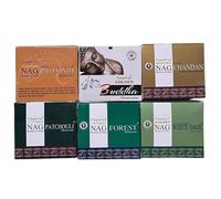 Lot de 10 cônes d'encens à reflux Vijayshree Golden Nag - Idéal pour l'aromathérapie, la méditation, le yoga.