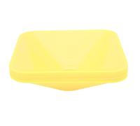 Lot de 10 cônes d'entraînement carrés de Couleur vive, empilables et compacts, pour Le Sport, Le Football, Le Basket-Ball, Les entraîneurs, Les athlètes, Les Enfants, en matériau (Jaune)