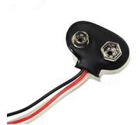 LOT DE 10 CONNECTEUR A CLIPS POUR PILE ACCU BATTERIE COUPLEUR 9V 6F22 BRANCHEMENT RACCORDEMENT