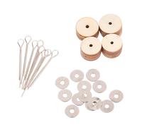 Lot De 10 Connecteurs D'articulations En Bois De Poupée, Jouet Artisanal Diy, Jeu Mobile, Pour Ours En Peluche Fait À La Main, Fournitures De Fabrication Artisanale