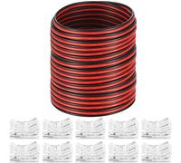 Lot de 10 connecteurs de bande LED sans soudure, connecteurs d'éclairage de piste transparents, lumières de bande de fil, bande LED de 16,4 pieds pour connecteur à broches LED (style élégant, 2