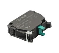 Lot de 10 connecteurs de bornes à vis à bloc unique compatible ZBE101 pour connexions électriques, contact en alliage d'argent avec boîtier en plastique, 30 x 29 mm, noir (ZBE-101)