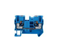 Lot de 10 connecteurs de bornier for rail DIN PT-6, à ressort, sans vis, à insertion directe, for fils PT6(BLUE)