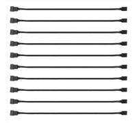 Lot de 10 connecteurs de câble d'alimentation pour ventilateur PWM à 4 broches