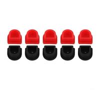 Lot de 10 connecteurs de câble étanches, design rouge et noir, capacité 50 A-350 A pour systèmes électriques, convient pour caravane et applications solaires (50 A)